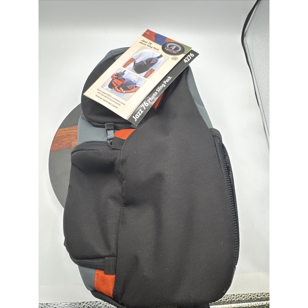 Tamrac 4276 Jazz 76 Photo Sling Pack Black/Multi Easy Access DSLR Camera Storage